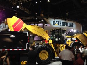 The Caterpillar Display at CONEXPO. Photo: Gary Honey